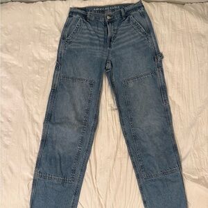American Eagle Outfitters Women's Straight Leg Cargo Jeans
